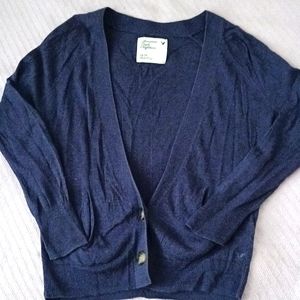 American Eagle Navy Cardigan